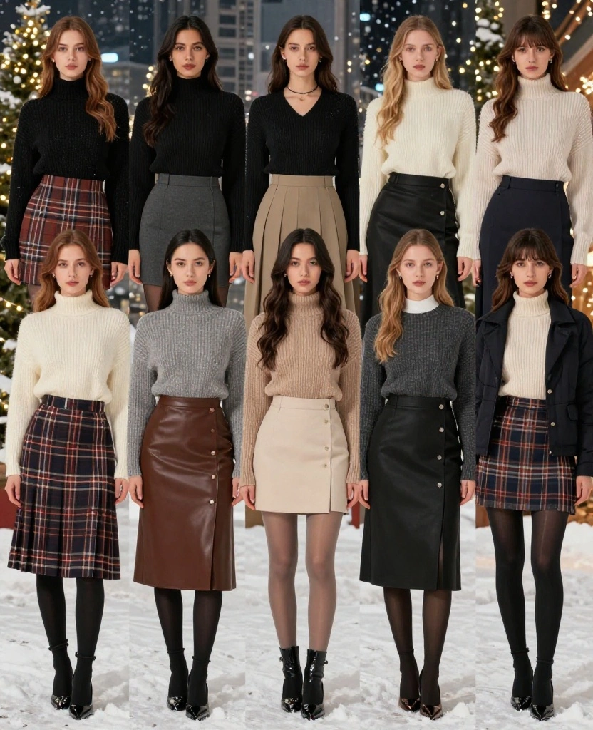 Effortlessly Chic: Style Your Skirt with Tights for the Perfect Winter Look - 10. Embrace Your Personal Style 1
