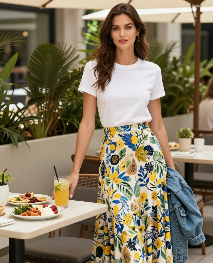 Elevate Your Style: Must-Try Zara Skirt Outfit Ideas for Every Occasion - 1. Casual Brunch Vibes 1