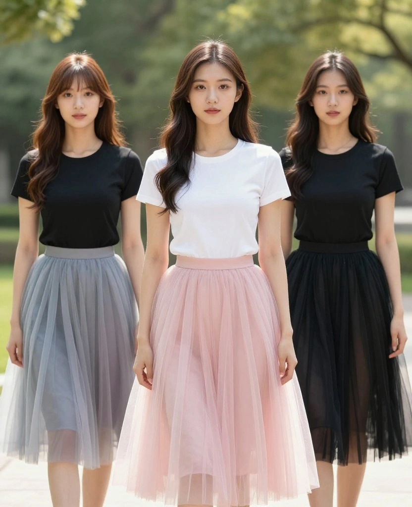Stylish Skirt Graduation Outfit Ideas to Celebrate Your Big Day in Style - 8. Elegant Tulle Skirt with a Fitted Top 1