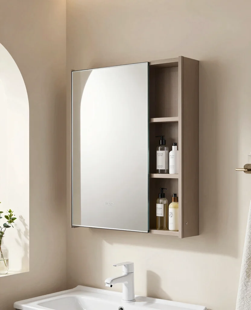 Transform Your Small Bathroom with Creative Storage Ideas for a Clutter-Free Oasis - 9. Wall-Mounted Cabinets: Elegant and Efficient 1