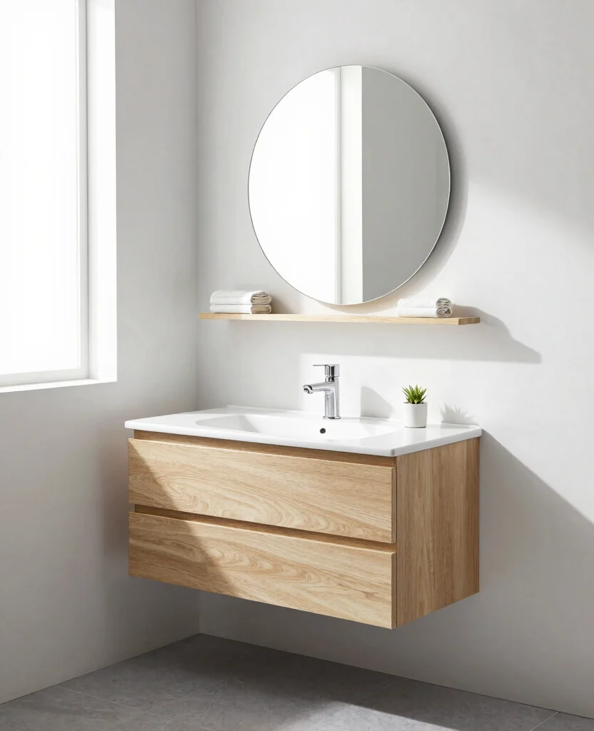 Transform Your Small Bathroom with Modern Luxury Decor Inspiration and Ideas - 1. Embrace Minimalism with Floating Fixtures 1