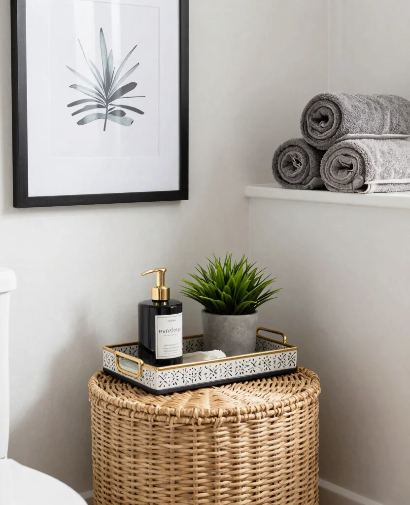 Transform Your Small Bathroom with Modern Luxury Decor Inspiration and Ideas - 7. Stylish Accessories for Personal Touches 1