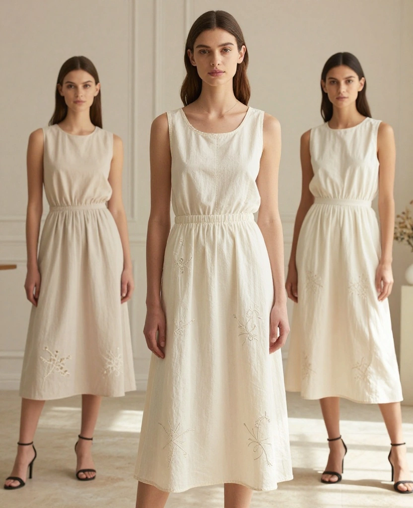 Transform Your Wardrobe with Stunning Skirt Embroidery Ideas to Try This Season - 4. Minimalist Chic 1
