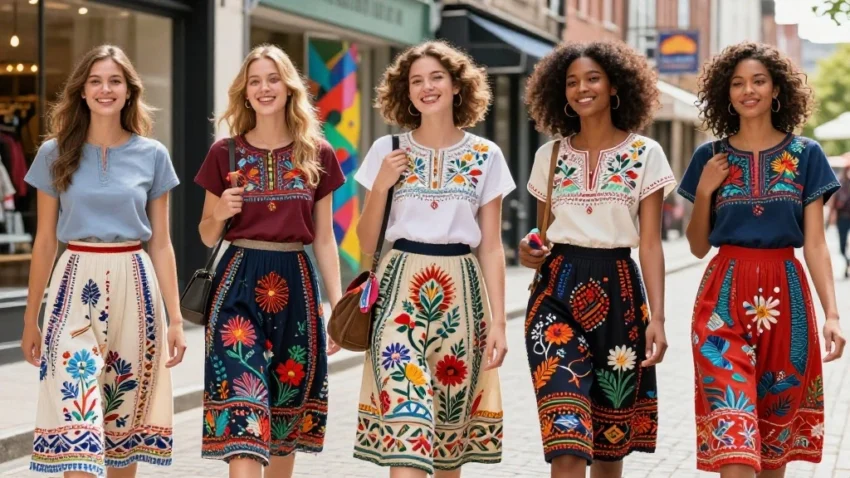 Transform Your Wardrobe with Stunning Skirt Embroidery Ideas to Try This Season