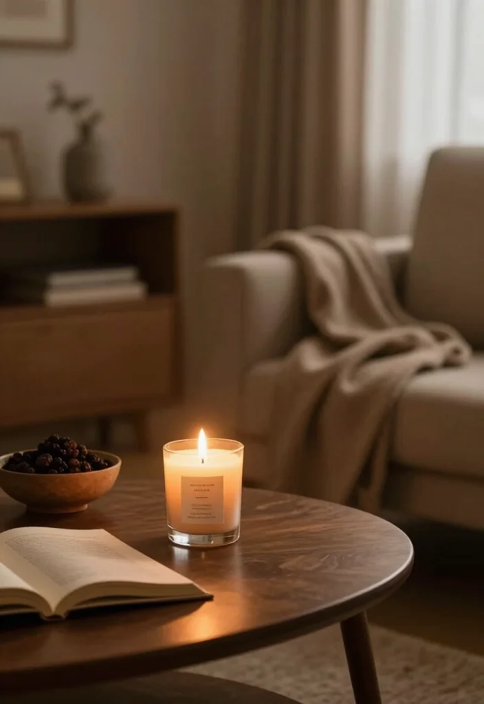 20 Cozy Living Room Ideas That'll Make You Want to Curl Up with a Book! - 16. Homey Aroma 1
